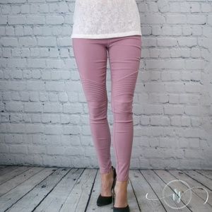 Mauve Moto Jeggings